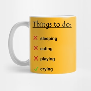 things to do funny baby Mug